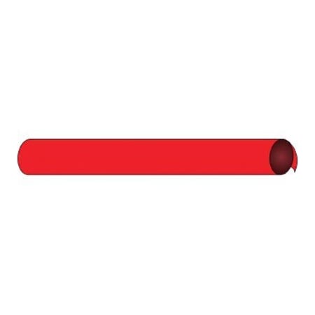 Nmc Pipemarker Precoiled, Blank Red, Fits 1 B6001